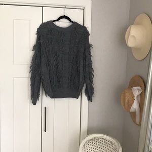 Vici Dolls oversized gray sweater.